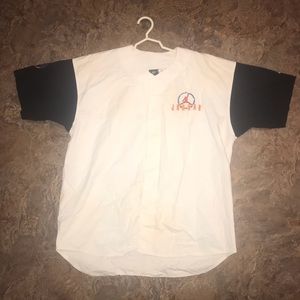 vtg Nike Air Jordan Baseball Jersey aqua 8 viii
